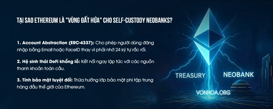 Tai sao ethereum la vung dat hua cho self-custody neobanks